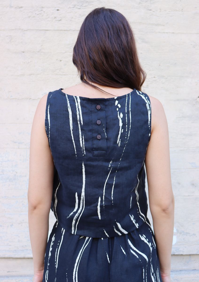 Lior Top - Black Sumi
