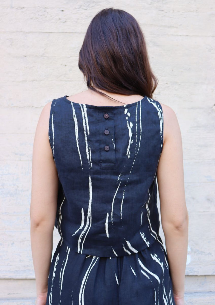 Lior Top - Black Sumi