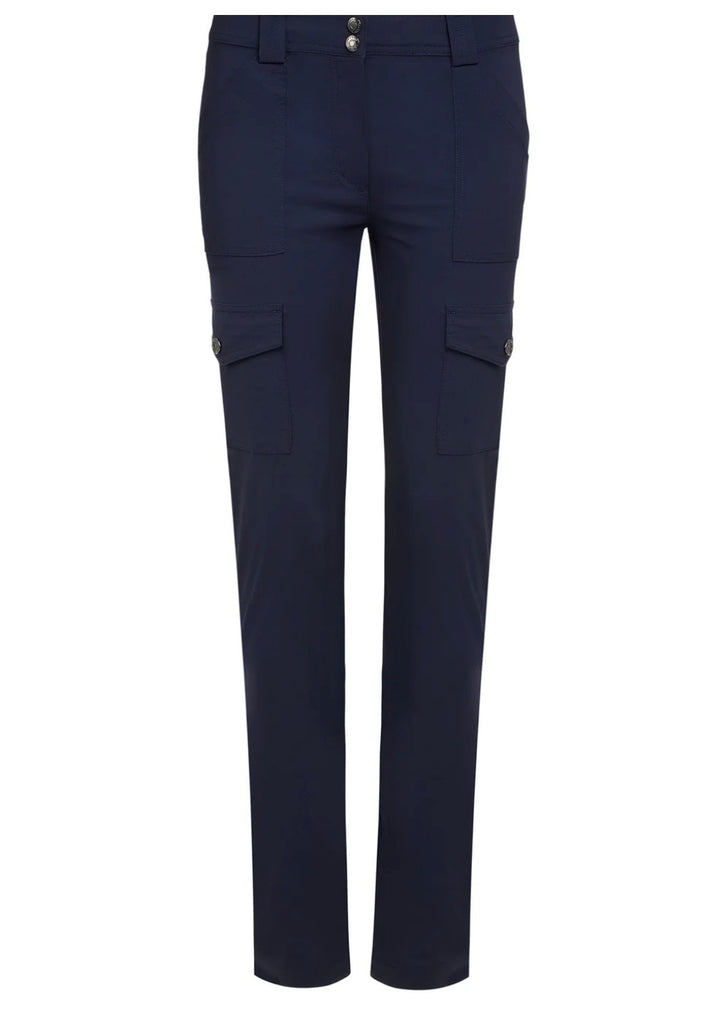 Kate Skinny Cargo Pant in Navy