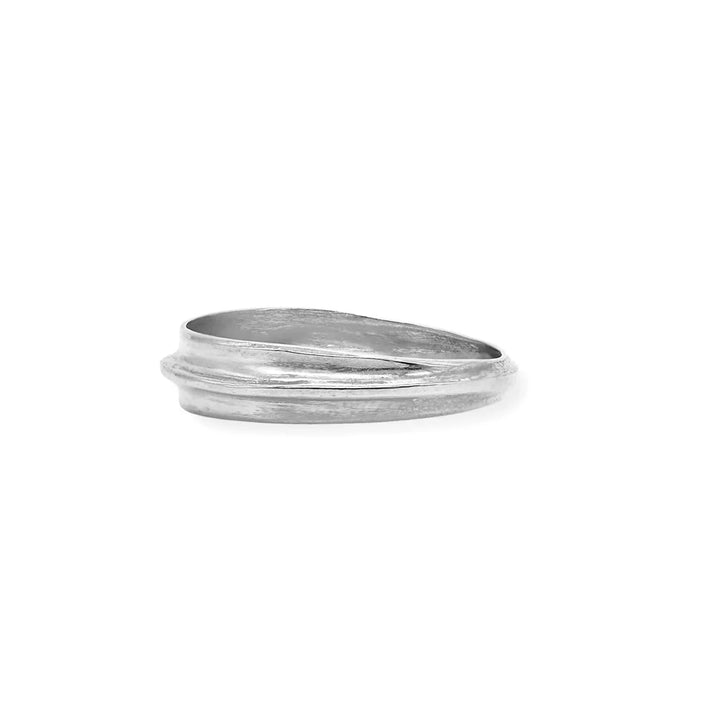Silver Slim Ridge Ring