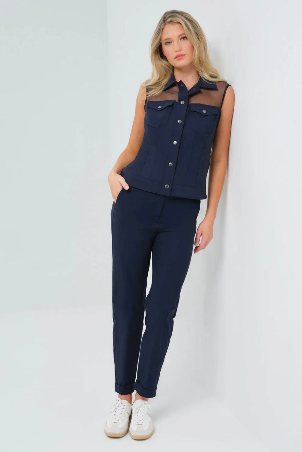Lenox  Vest - Navy