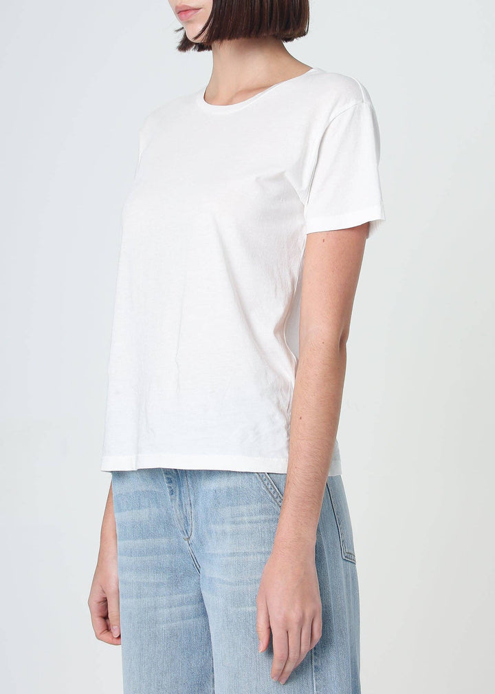 Supima Cotton Crew Neck Tee - White