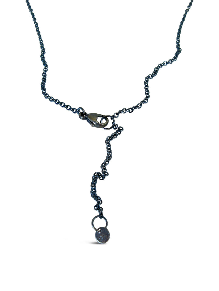 Petite Trifold Necklace - Sky Blue Kyanite