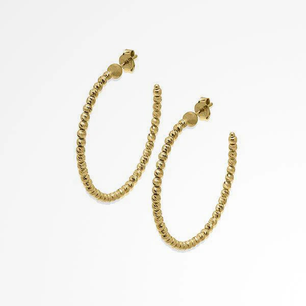 Slash 35 Earrings - Gold