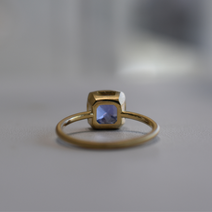 Simple Bezel Ring - Tanzanite