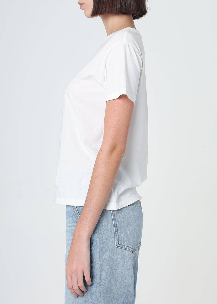 Supima Cotton Crew Neck Tee - White