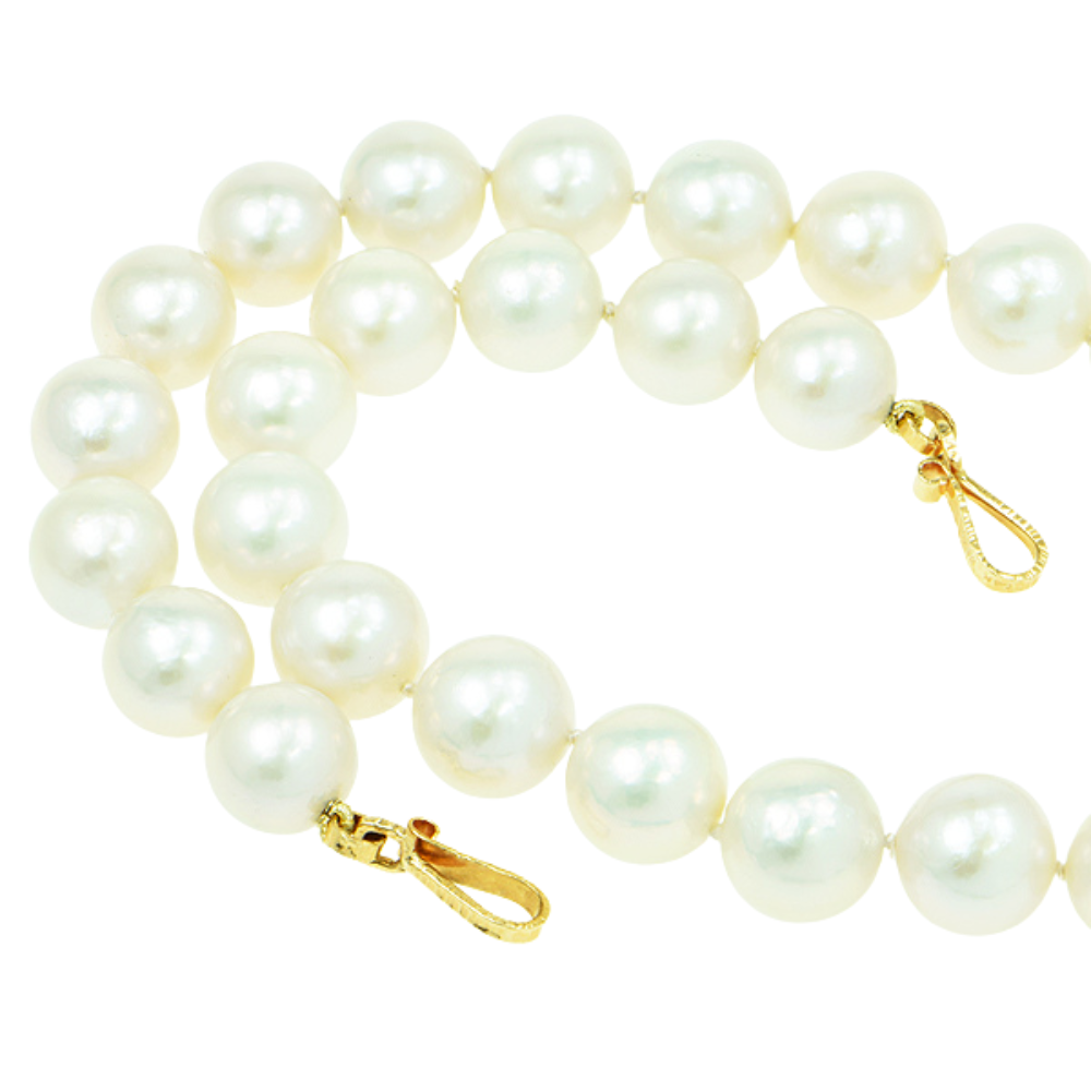 Ice Aquamarine Millennium-cut Faceted and Freshwater Pearl Necklace