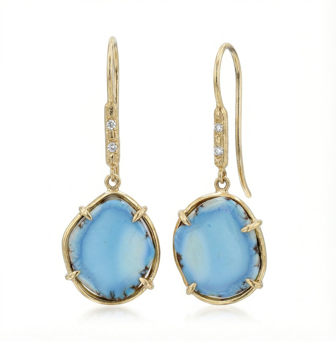 Golden Hill Turquoise Earrings