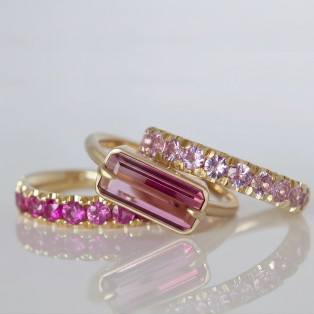 Pink Sapphire Euro Band