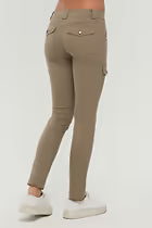 Kate Skinny Cargo Pant in Khaki