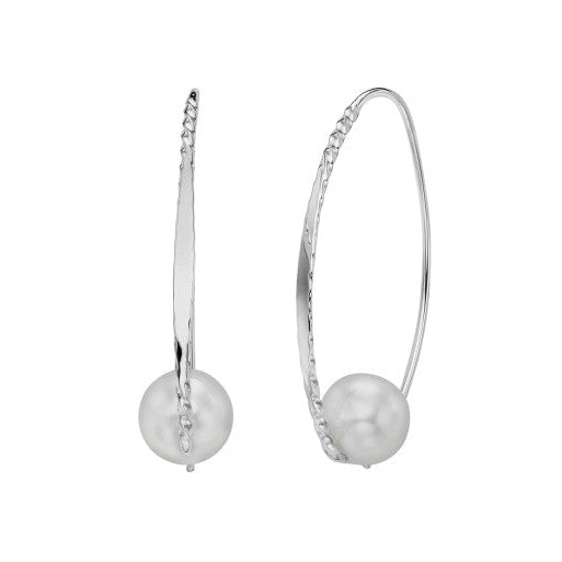 Embrace Earrings - Pearl