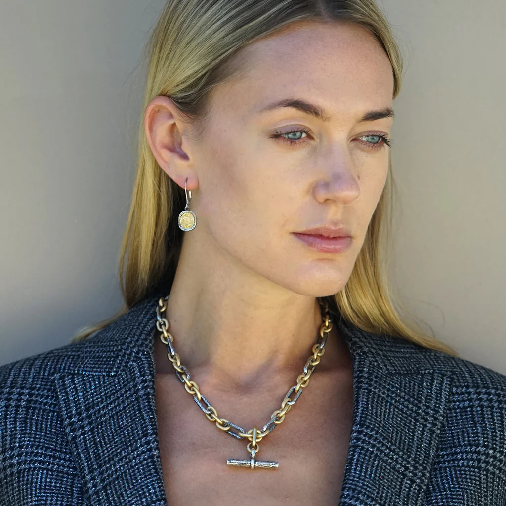 2-Tone Byron Toggle Necklace