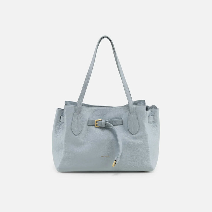 Doll Leather Top Handle Bag - Cloud
