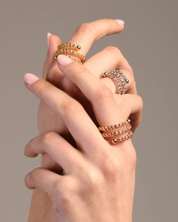 Crystal Molla Ring - Gold