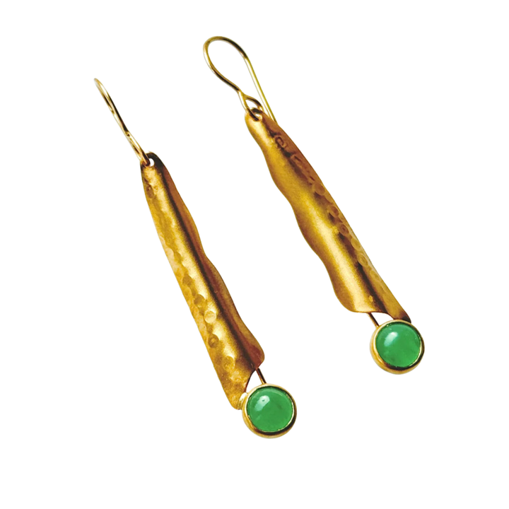 Chrysoprase Fan Drops