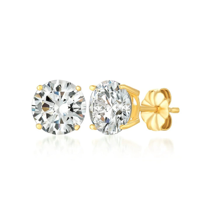 Solitaire Brilliant Studs in Gold - 2ct