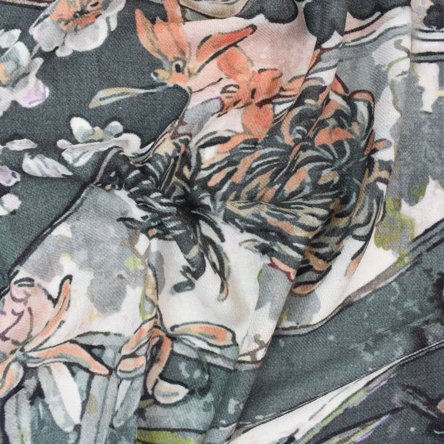 Tyvinia Floral Swirl Scarf