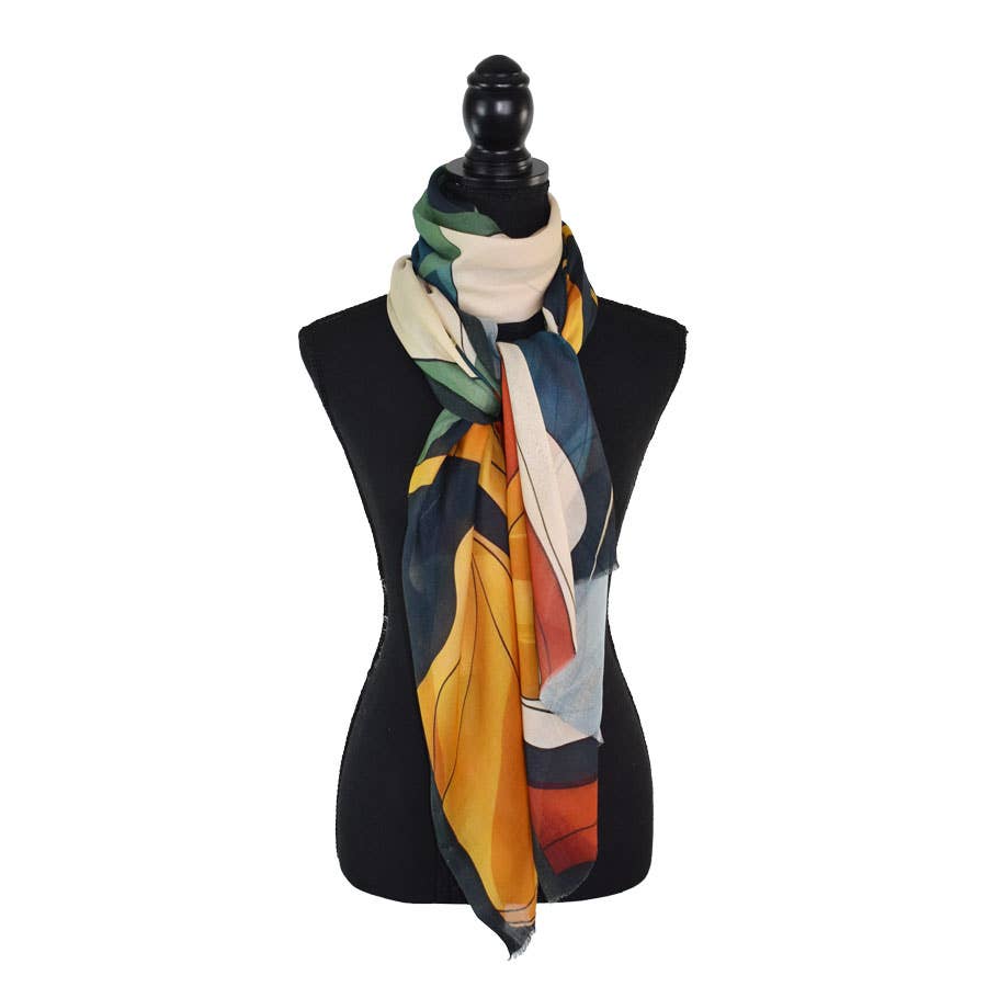 Dillard Abstract Swirl Modal Scarf