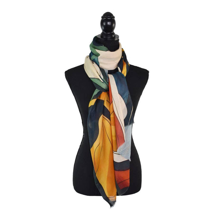 Dillard Abstract Swirl Modal Scarf
