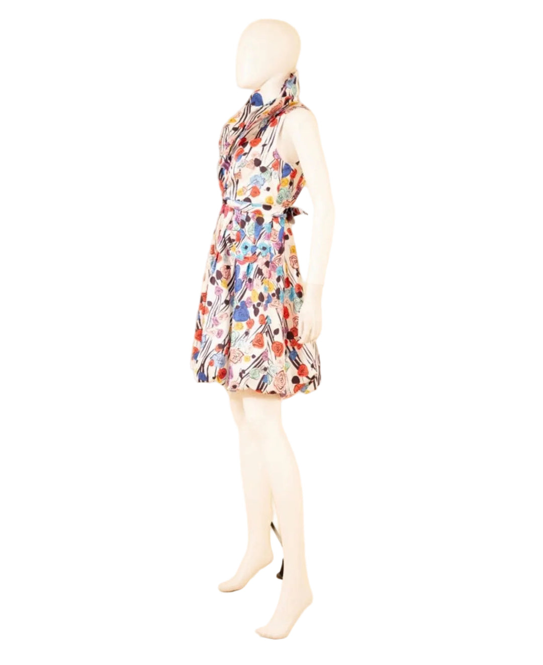 Classic Bubble Dress - Flower Multi