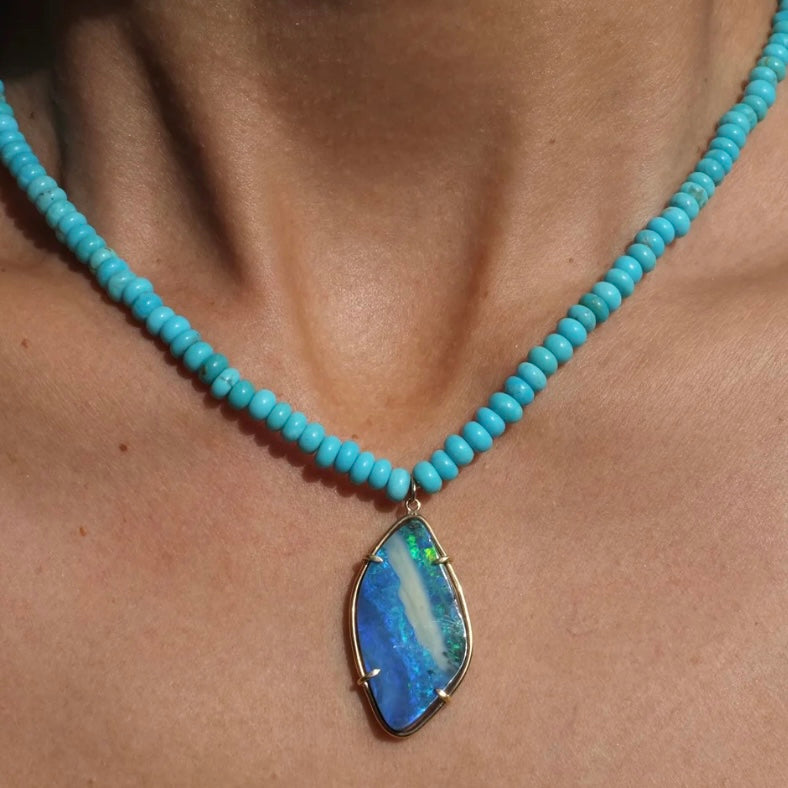 Turquoise Opal Necklace