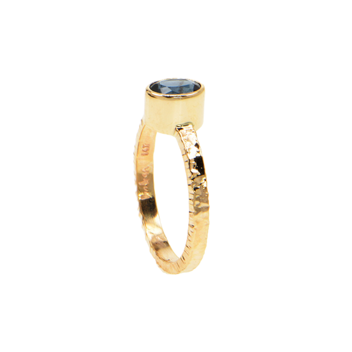 Ceylon Sapphire Faceted Ring