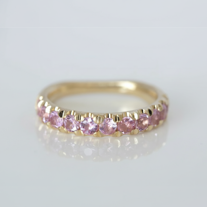 Pink Sapphire Euro Band
