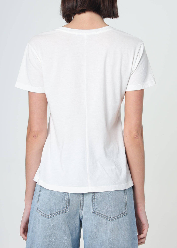 Supima Cotton Crew Neck Tee - White