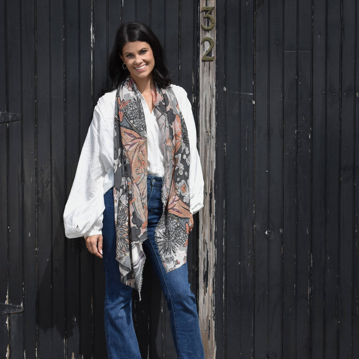 Tyvinia Floral Swirl Scarf