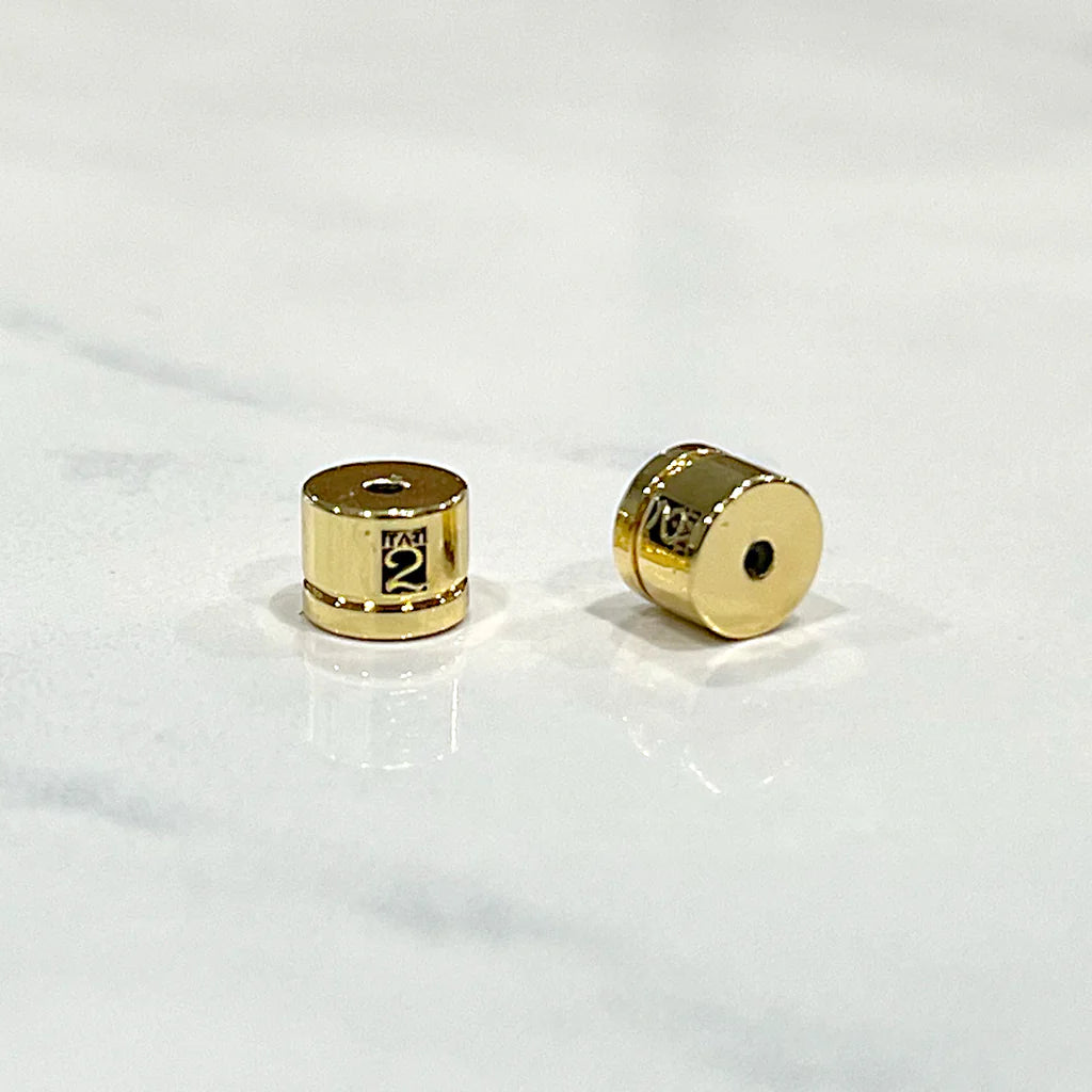 Gold Mini Egy Crystal Hoops