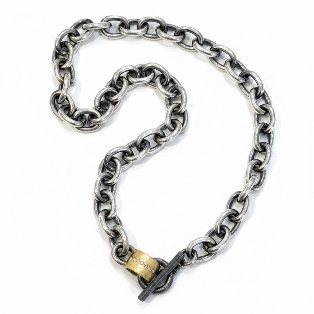 Lucia XLG Gold Rondelle Necklace