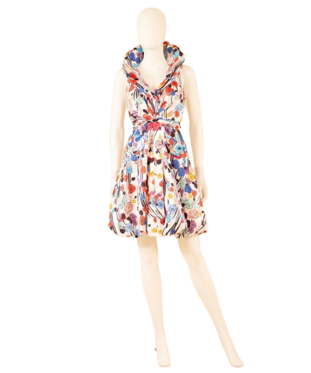 Classic Bubble Dress - Flower Multi