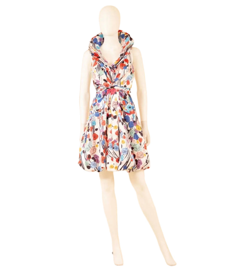 Classic Bubble Dress - Flower Multi