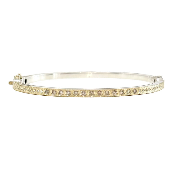 Laura Champagne Lux Bangle - 2.5mm