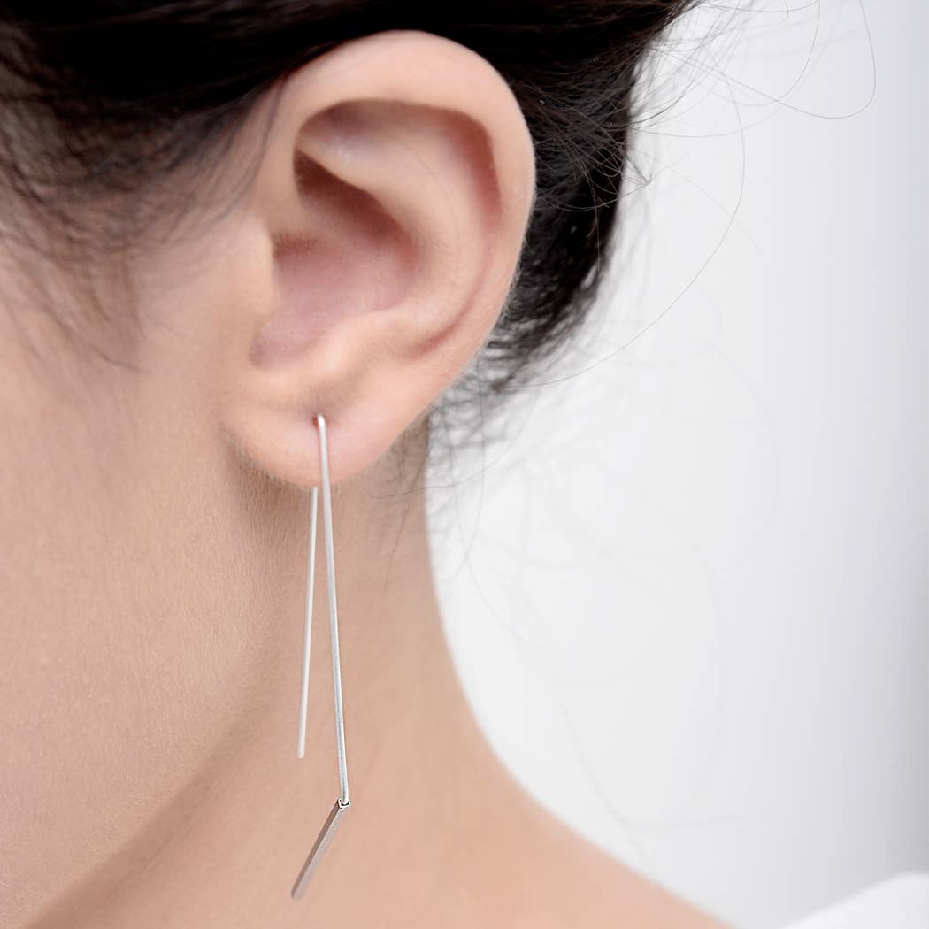 Jagged Hoop Earrings