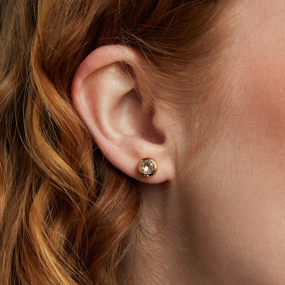 Signature Small Knockout Studs - Iridescent Pearl (Copy)