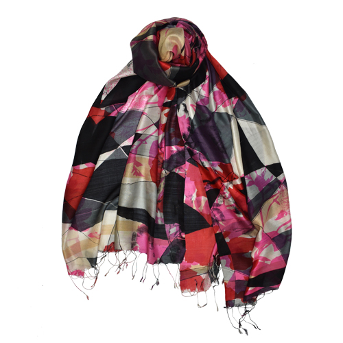 Alejandra Handwoven Silk Scarf