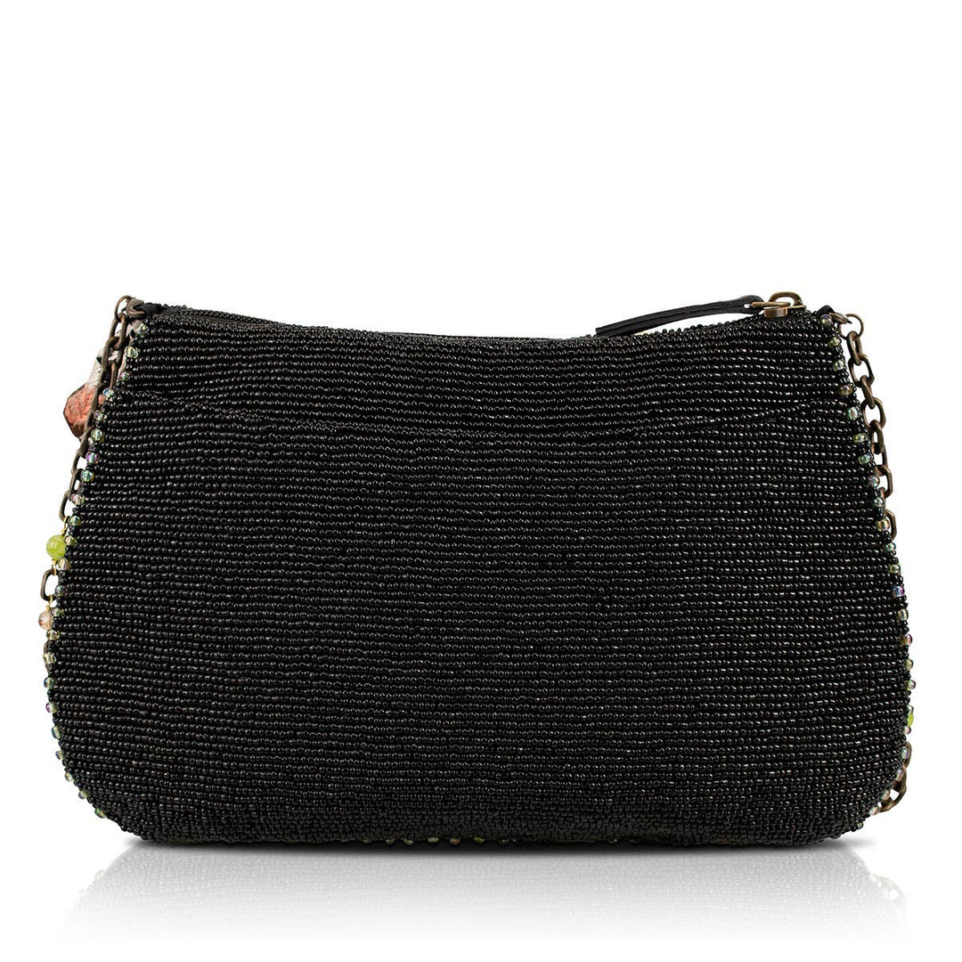 Spot On Beaded Leopard in Jungle Crossbody Handbag