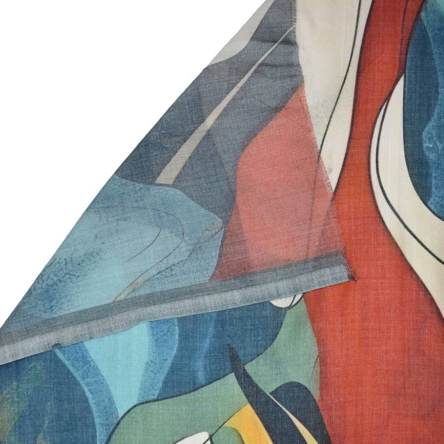 Dillard Abstract Swirl Modal Scarf