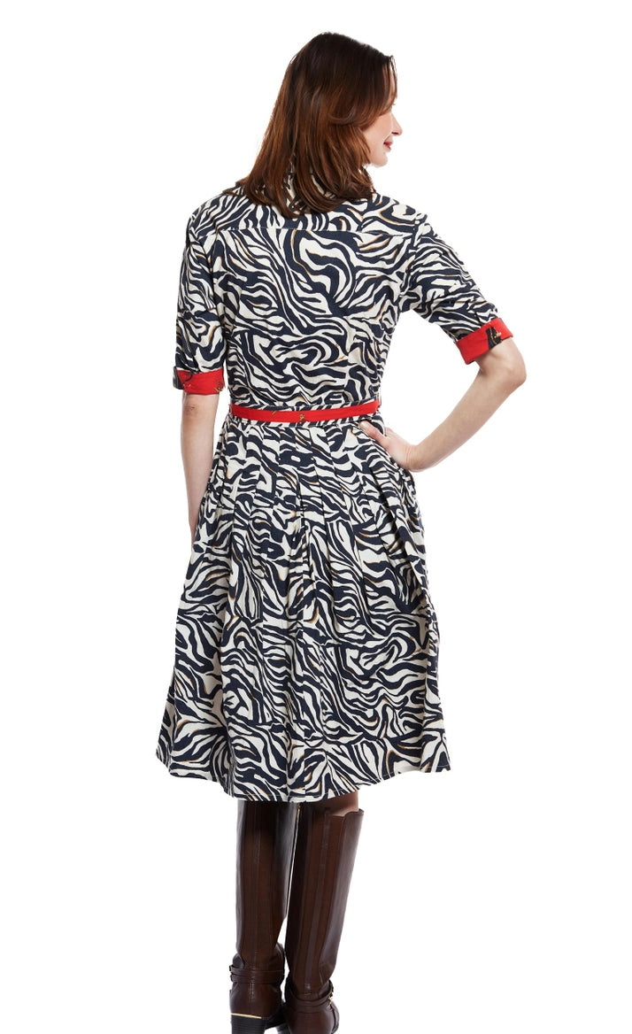 Mrs. Maisel Dress - Zebra Print