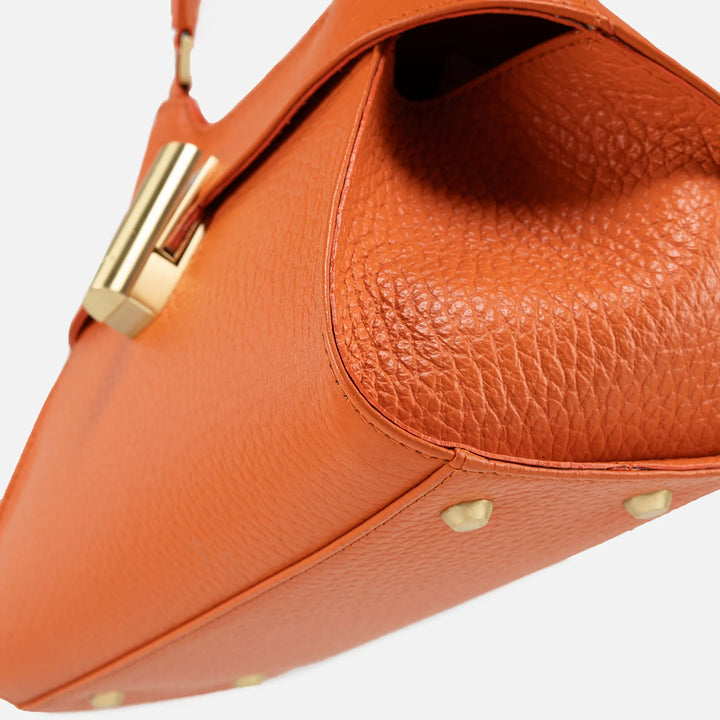 Emma Medium Satchel - Orange