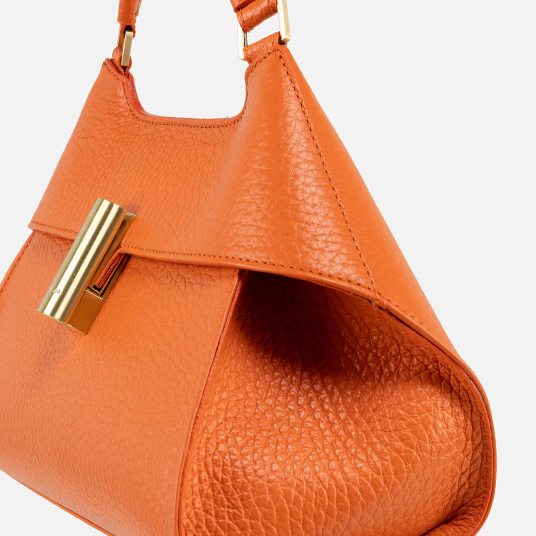 Emma Medium Satchel - Orange