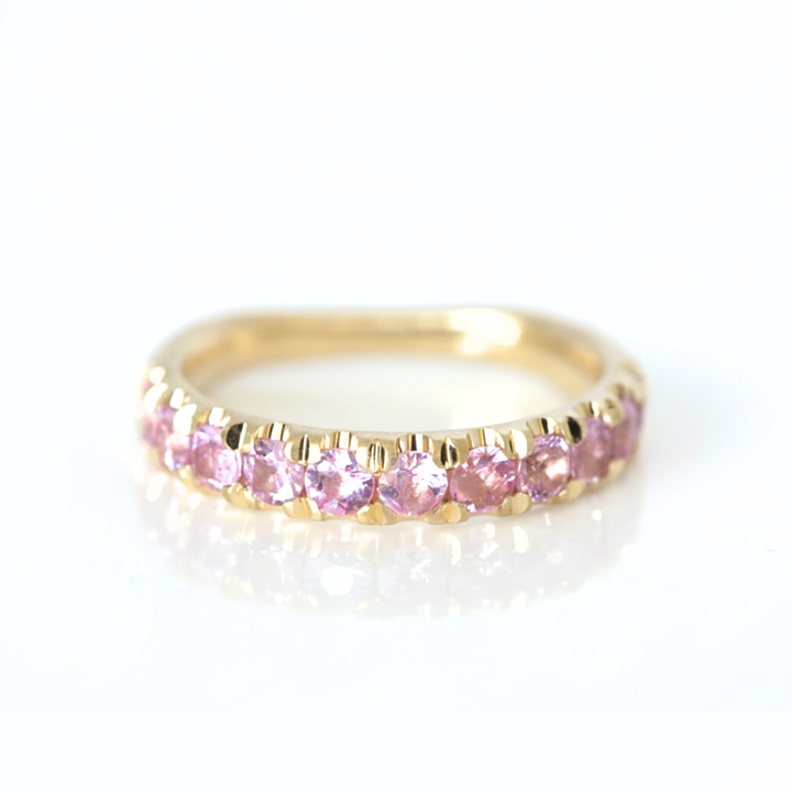 Pink Sapphire Euro Band