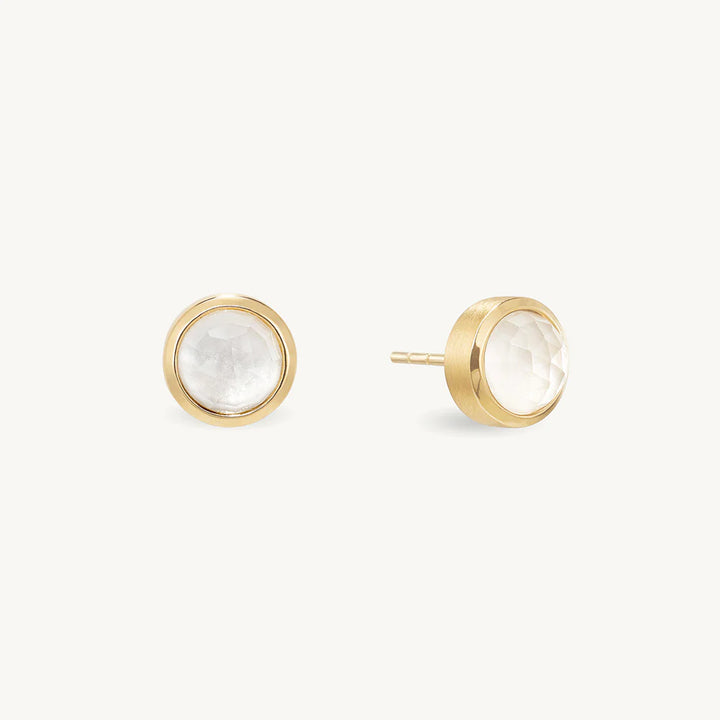 Signature Midi Knockout Studs - Iridescent Pearl