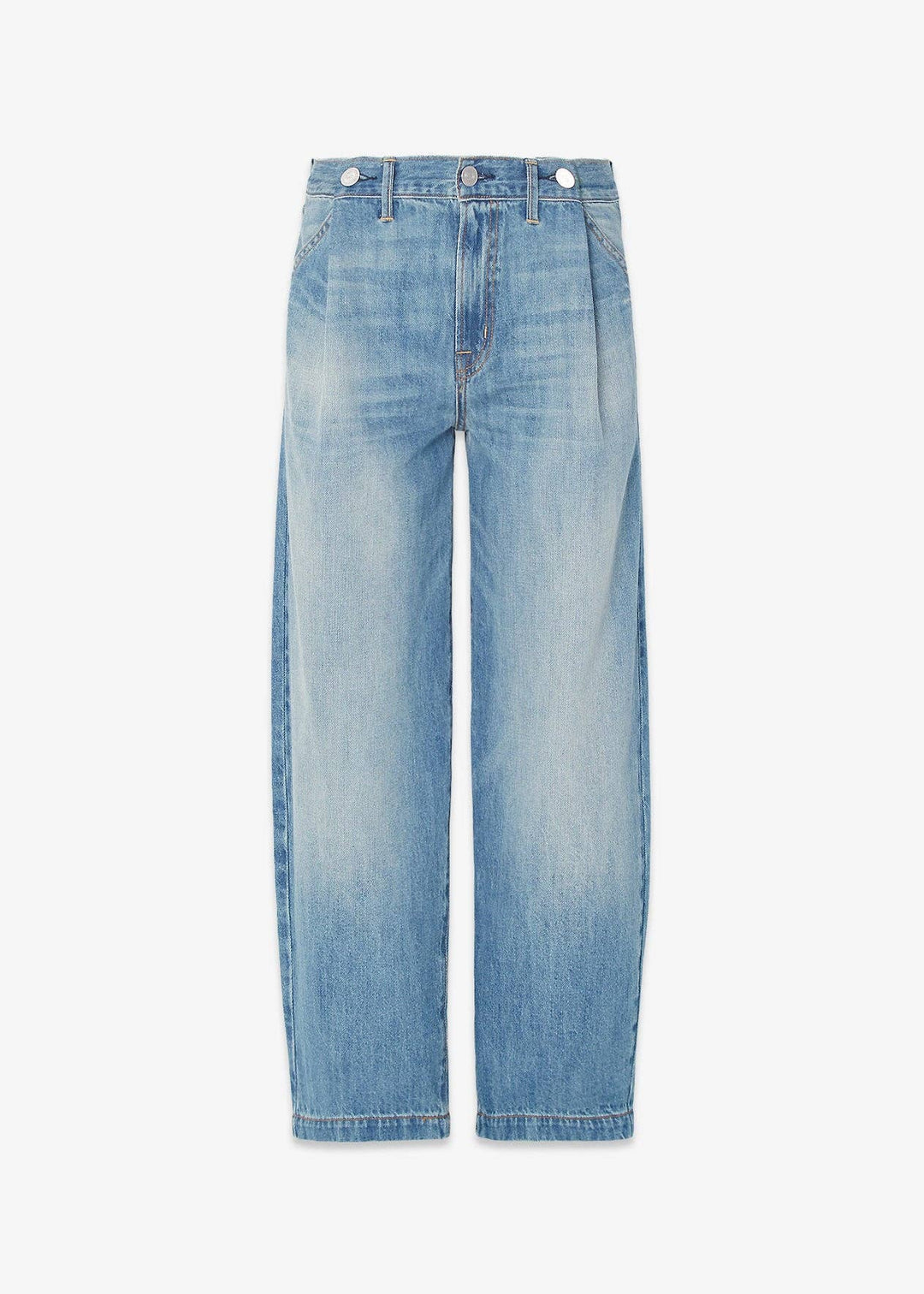 Adeline Cropped Barrel Jean- Fargo