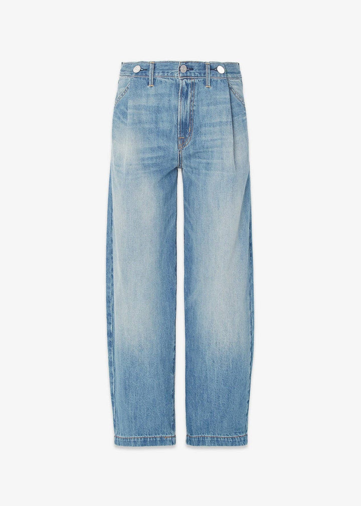 Adeline Cropped Barrel Jean- Fargo