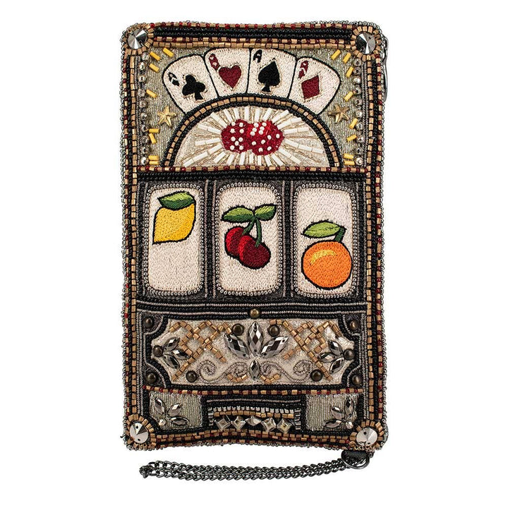Payoff Beaded Slot Machine Crossbody Phone Bag