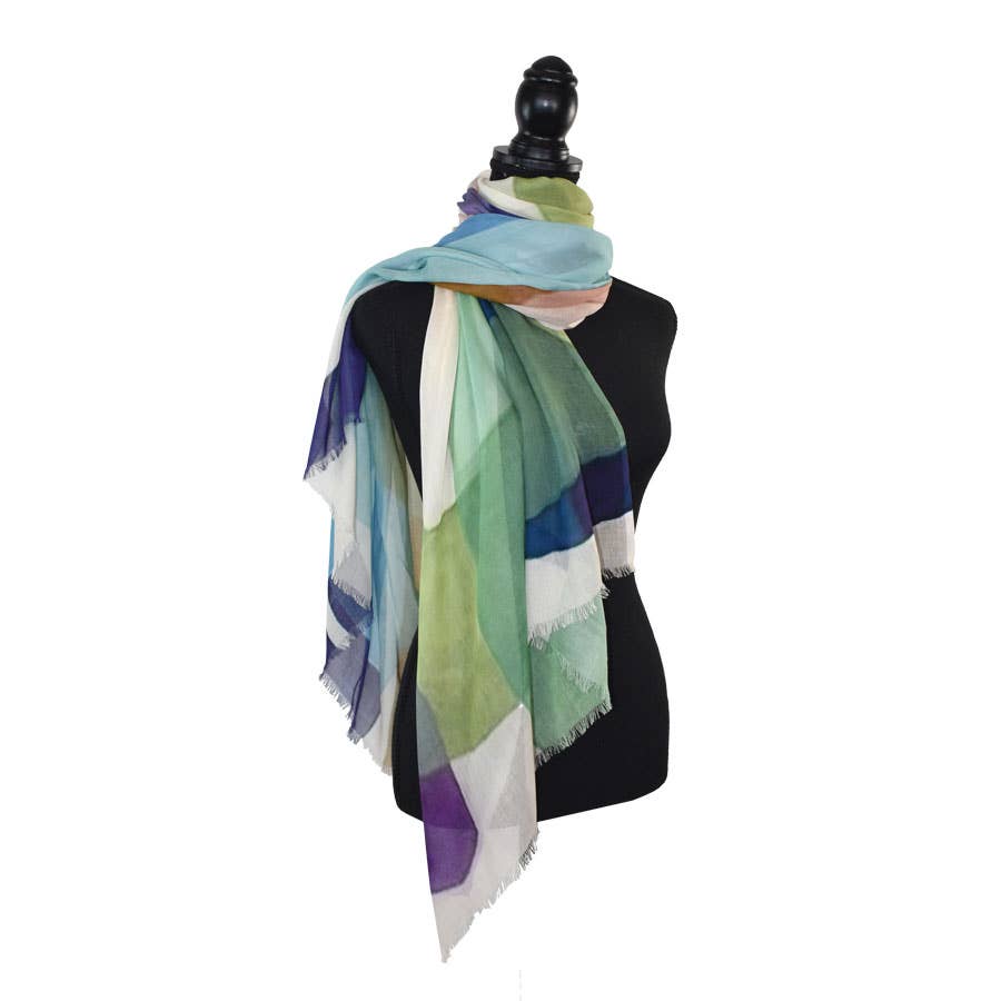 Gideon II Layered Geo Scarf