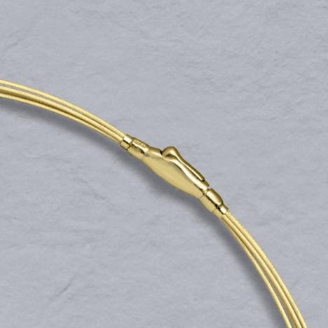 Gold 5 Wire Collar