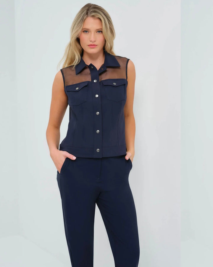 Lenox  Vest - Navy